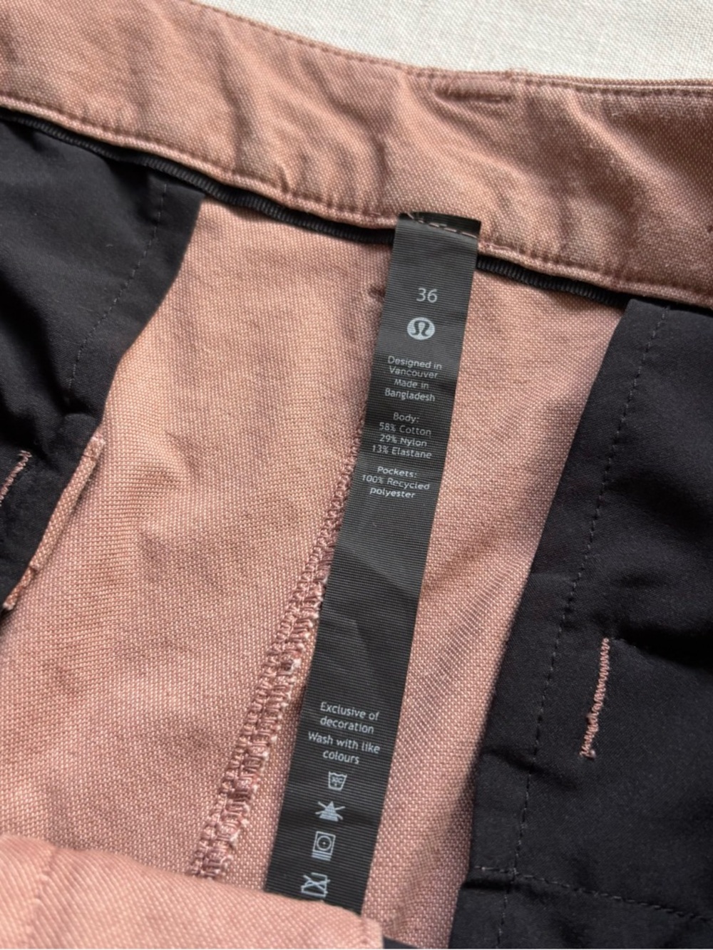 Lululemon Commission ABC Slim Pants Earth Dye Size 36 Mens - Picture 4 of 11